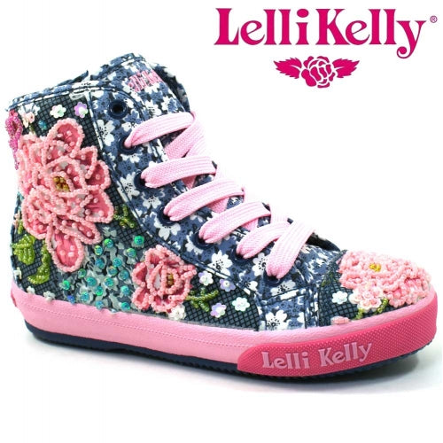 Lelli Kelly LK9356 Hi Tops Rose Blue