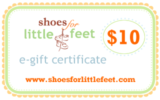 Shoes For Little Feet Gift Card