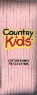 Country Kids Ribbed Cotton Tights Pink