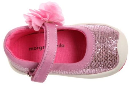 Morgan and Milo Infant Sparkle Mary Jane Pinky